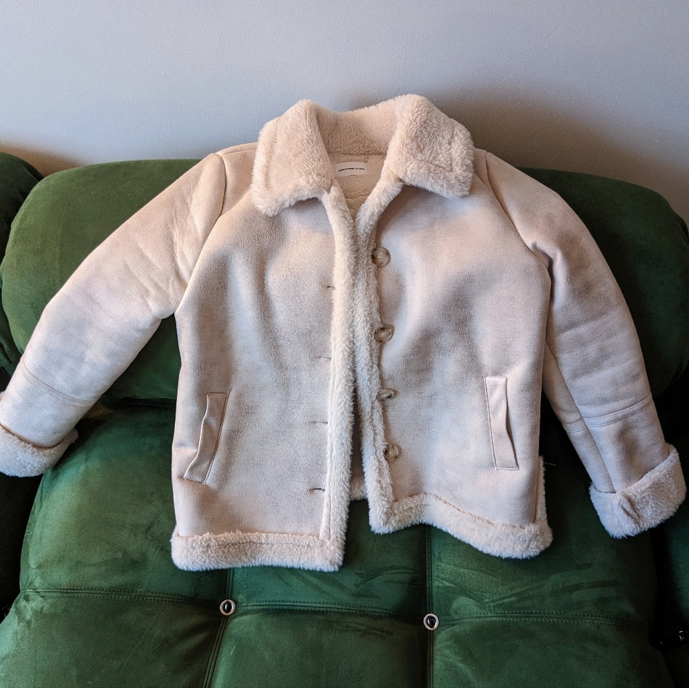 Faux Shearling Coat